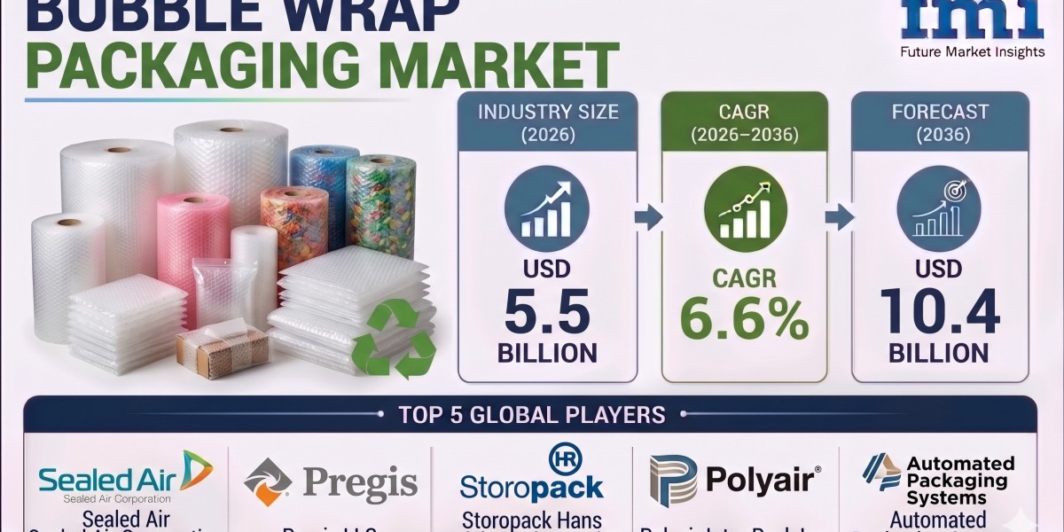 Bubble Wrap Packaging Market to Reach USD 10.4 Billion by 2036 as Packaging Efficiency and Product Safety Gain Importanc