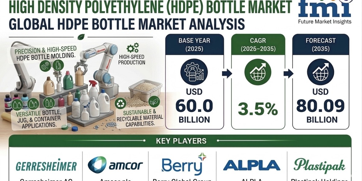 HDPE Bottles Market to Reach USD 80.09 Billion by 2035 as Pharmaceutical Packaging Requirements Continue to Rise
