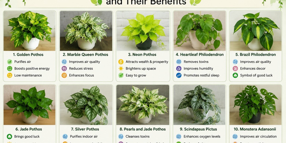 Different Types of Money Plant and Their Benefits