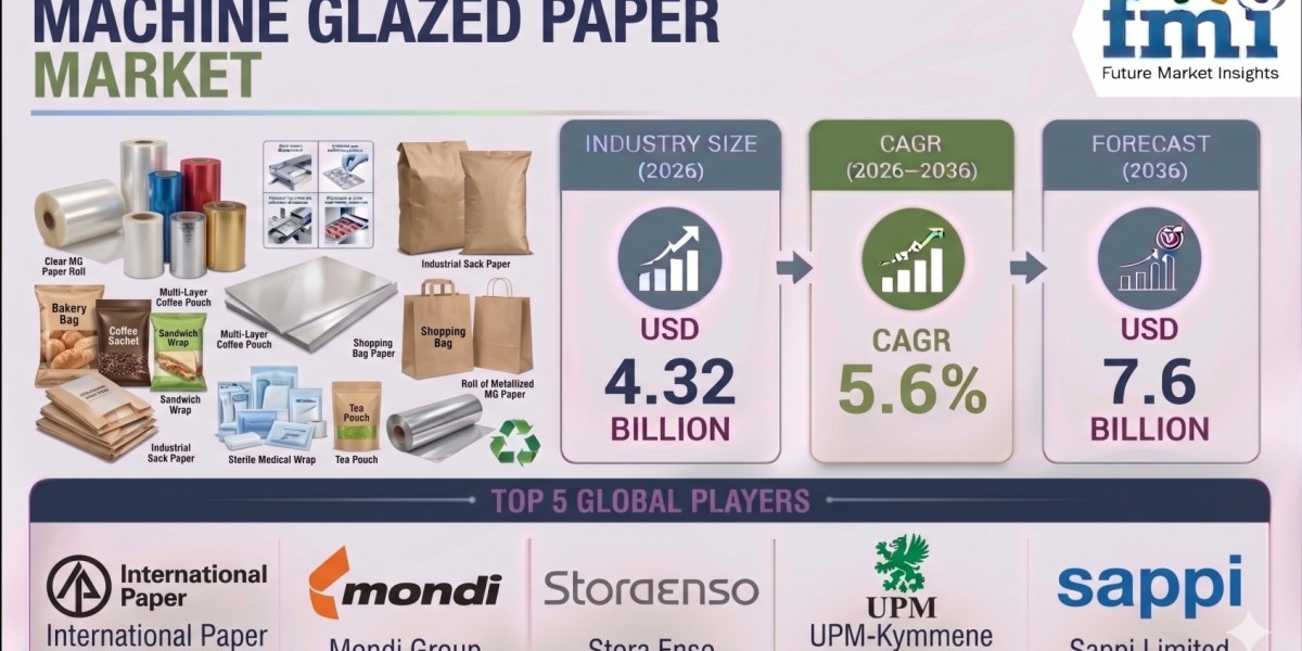 Machine Glazed Paper Market Registering a CAGR of 5.6% Through 2036 as Paper Packaging Applications Expand