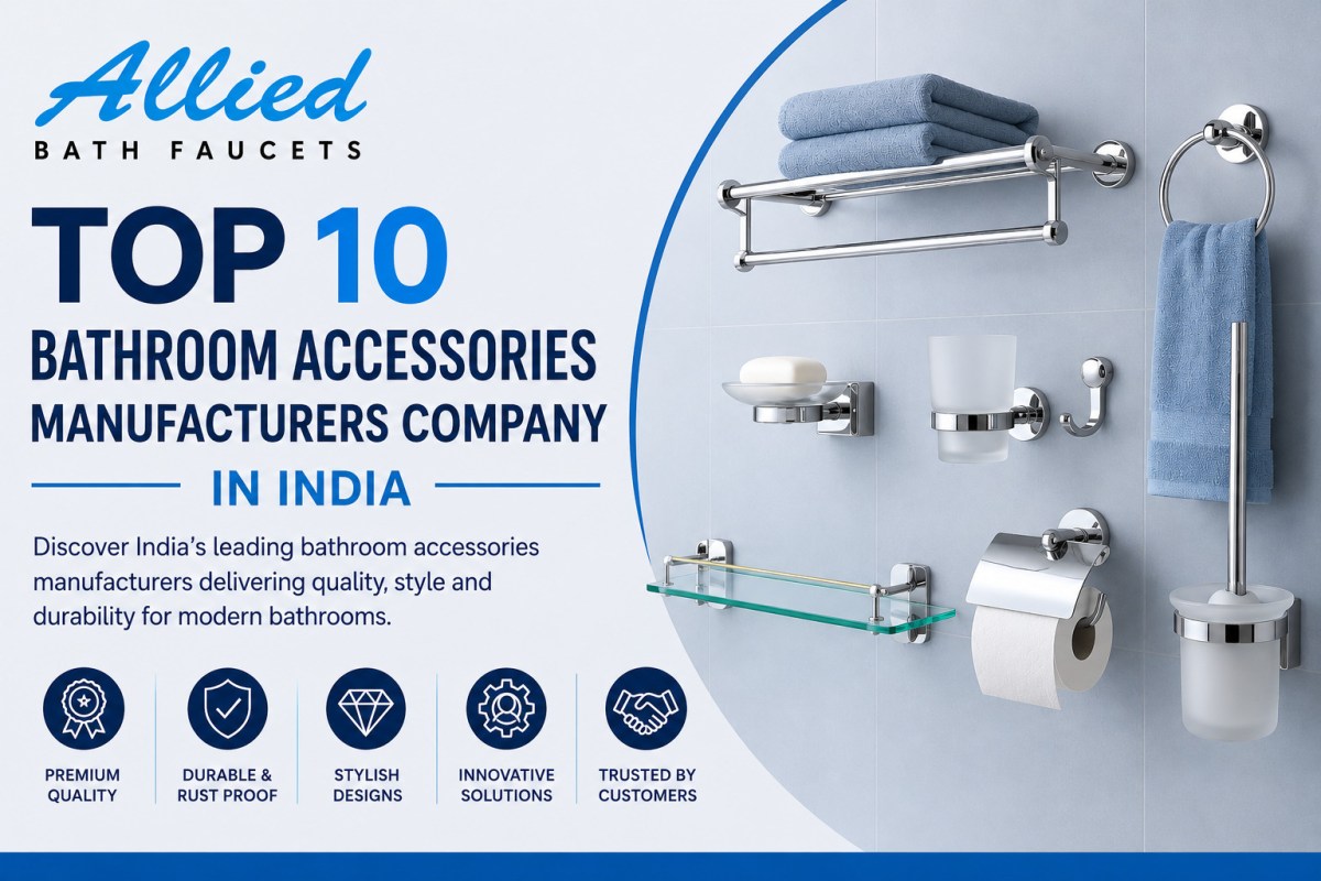 Top 10 Bathroom Accessories Manufacturers in India (2026 Guide) – bathfitting