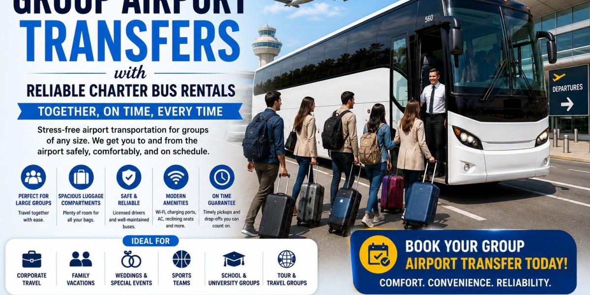 Group Airport Transfers with Reliable Charter Bus Rentals
