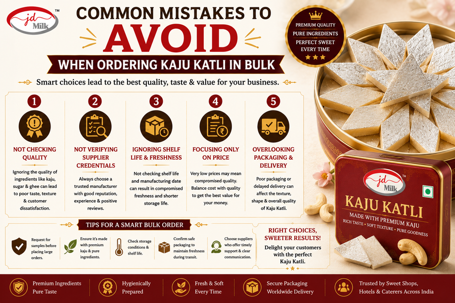 Common Mistakes to Avoid When Ordering Kaju Katli in Bulk - JustPaste.it