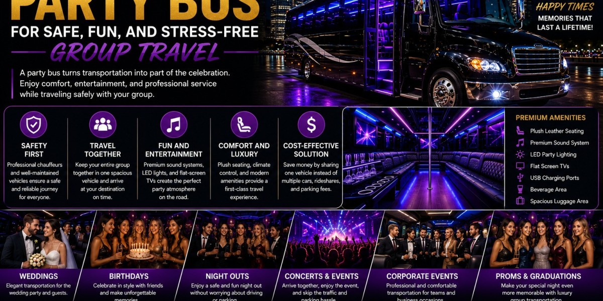 The Benefits of Choosing a Party Bus for Safe, Fun, and Stress-Free Group Travel