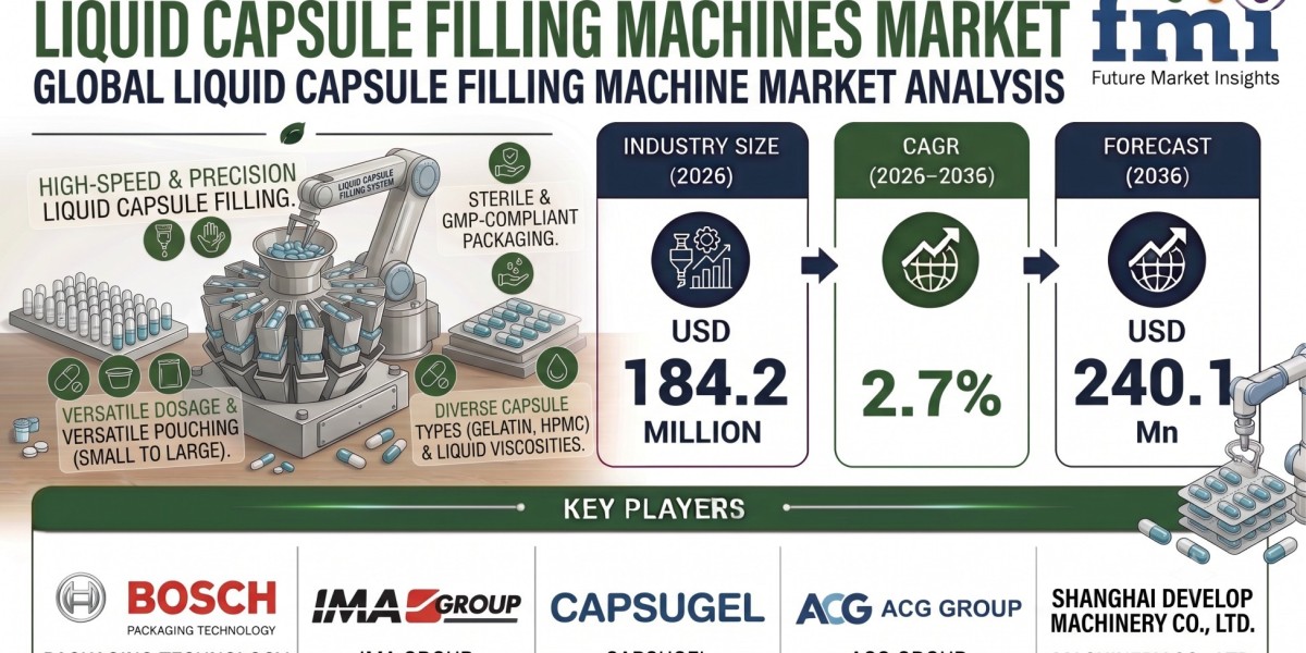 Liquid Capsule Filling Machines Market Registering a CAGR of 2.7% Through 2036 | Demand for Automated Capsule Filling Sy