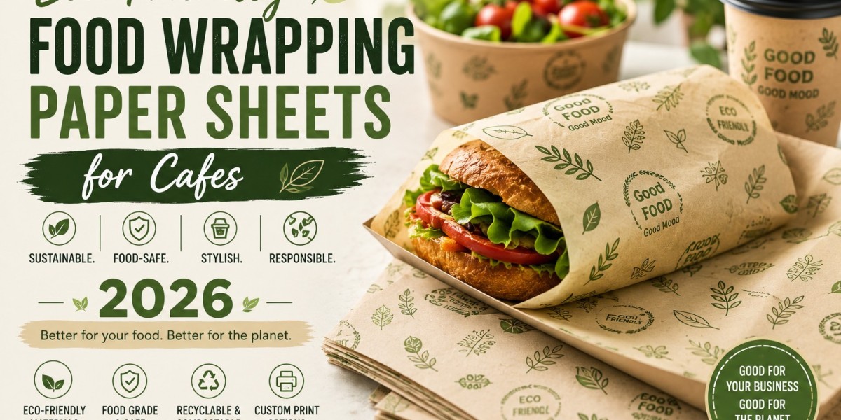 Eco-Friendly Food Wrapping Paper Sheets for Cafes 2026