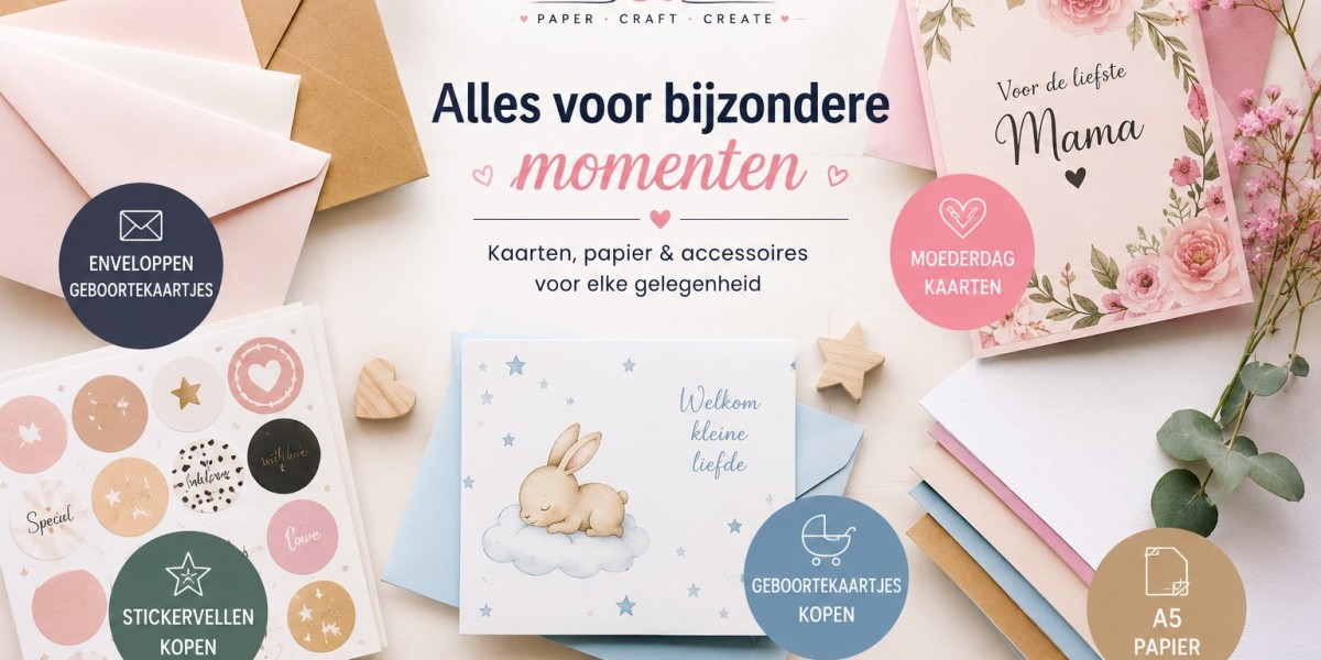 Op zoek naar enveloppen voor geboortekaartjes? Koop stickervellen, Moederdagkaarten en A5-papier online