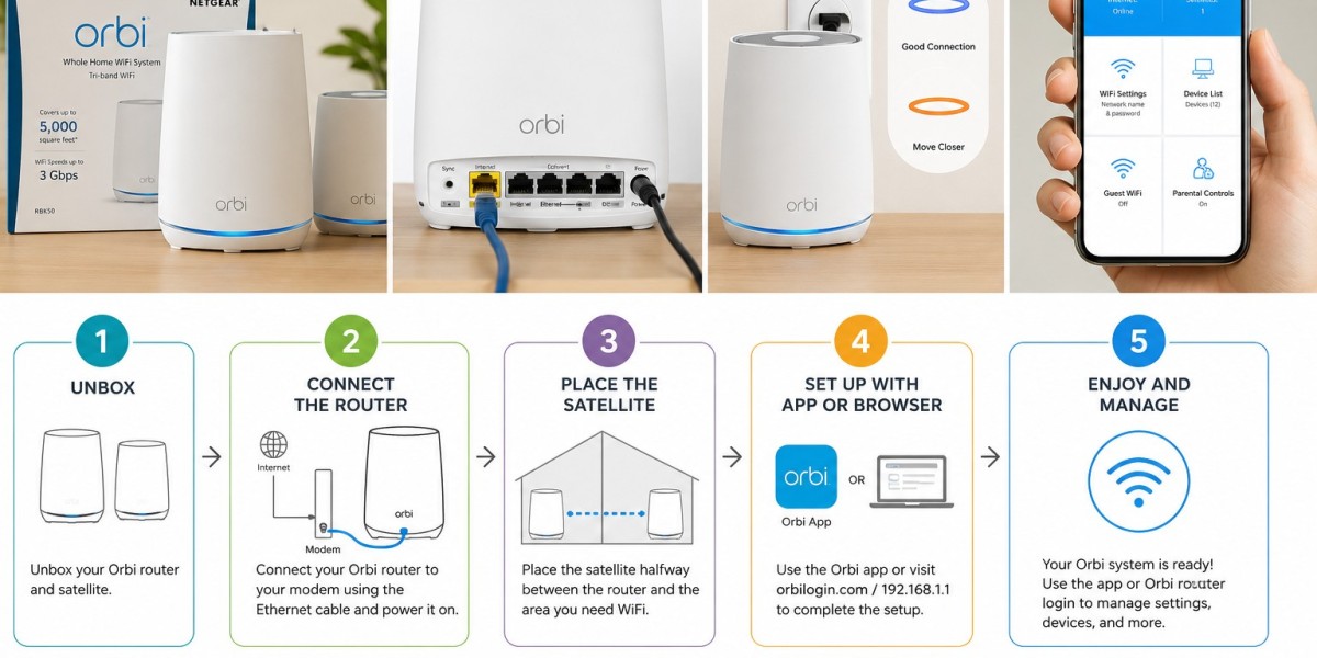 How to Complete Netgear Orbi Setup in Minutes?