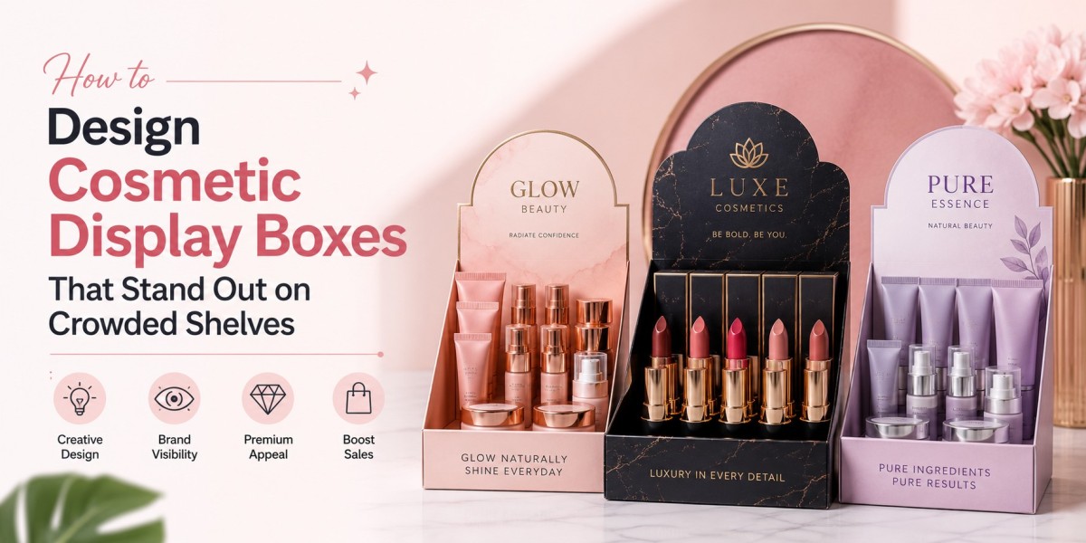 How to Design Cosmetic Display Boxes That Stand Out on Crowded Shelves
