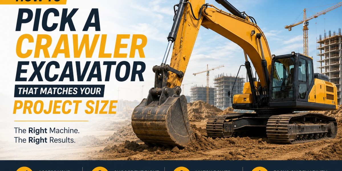 How to pick a crawler excavator that matches your project size