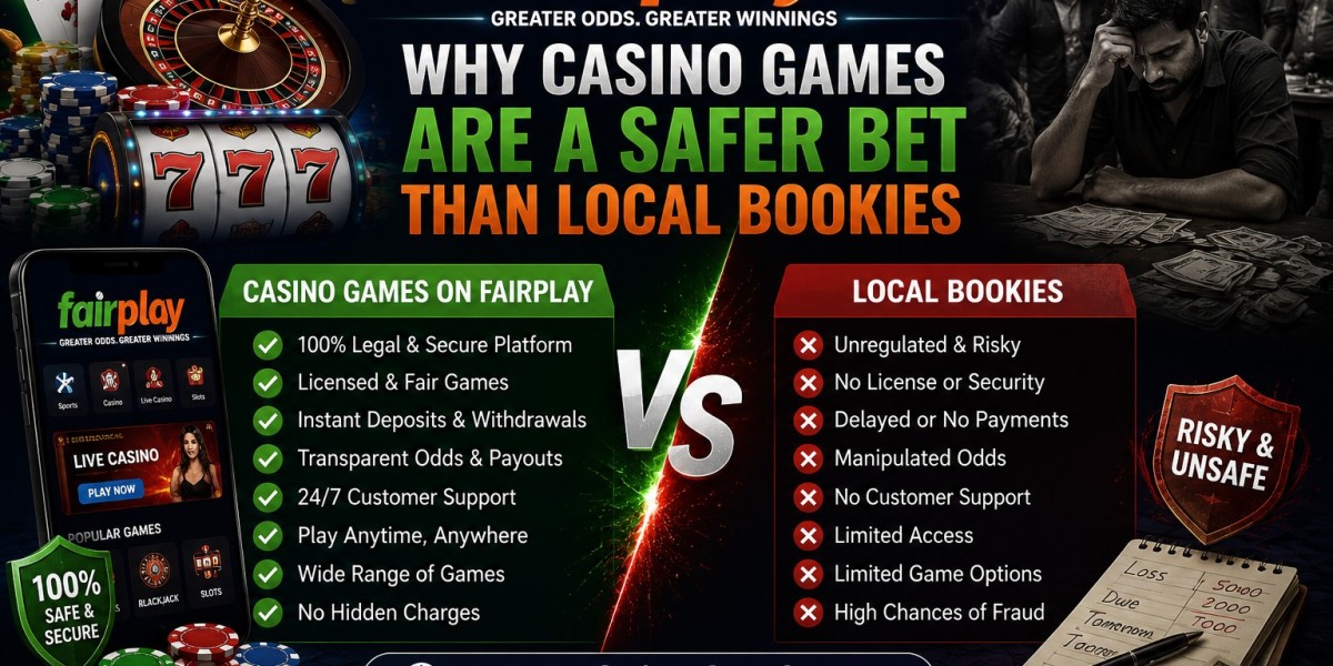 Why Casino Games Are a Safer Bet Than Local Bookies on Fairplay