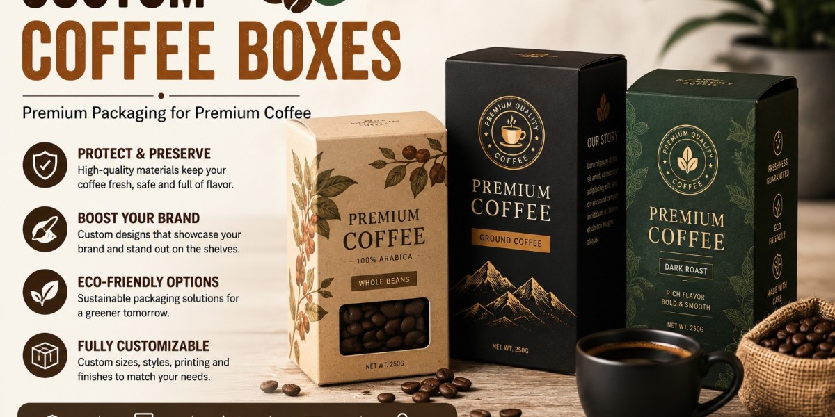 Custom Coffee Boxes: Elevate Your Coffee Brand with Premium Packaging