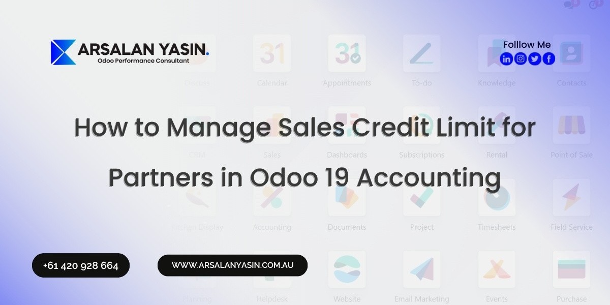 How To Manage Sales Credit Limit For Partners In Odoo 19 Accounting
