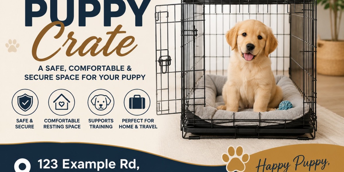 Puppy Crate: A Comfortable and Secure Space for Your New Puppy