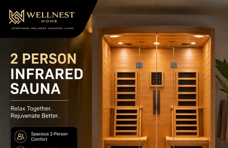2 Person Infrared Sauna: The Perfect Home Wellness Solution for Relaxation and Recovery
