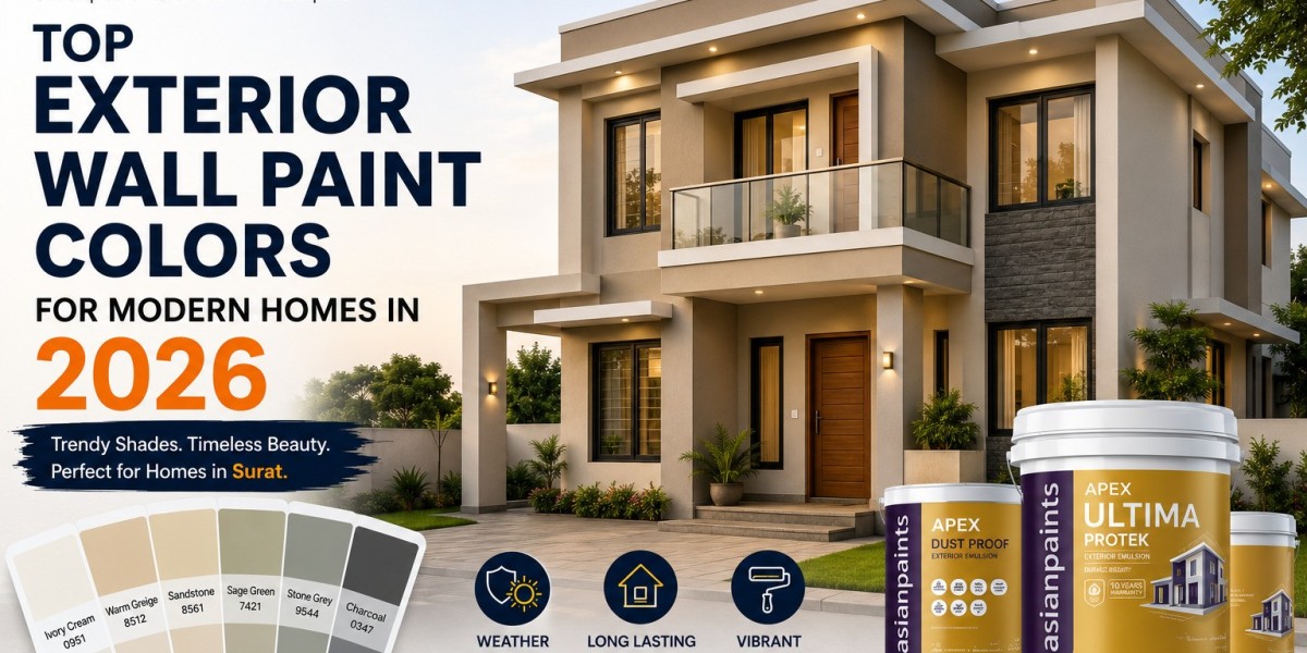 Top Exterior Wall Paint Colors for Modern Homes in 2026