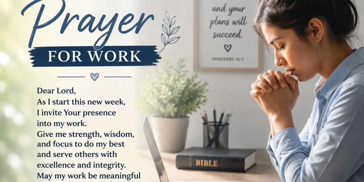 Monday Prayer for Work: Trust God with Your Week and Walk in His Peace | PrayingCircel