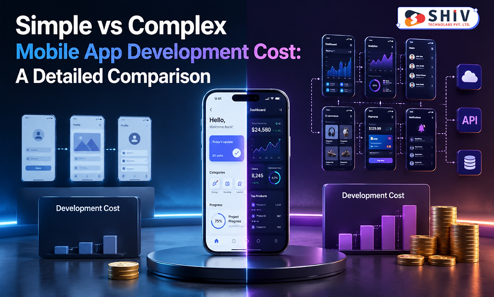 Simple vs Complex Mobile App Development Cost: A Detailed Comparison