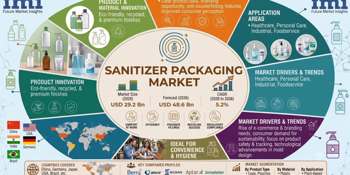 Sanitizer Packaging Market Registering a CAGR of 5.2% Through 2036 as Hygiene Product Demand Continues to Grow
