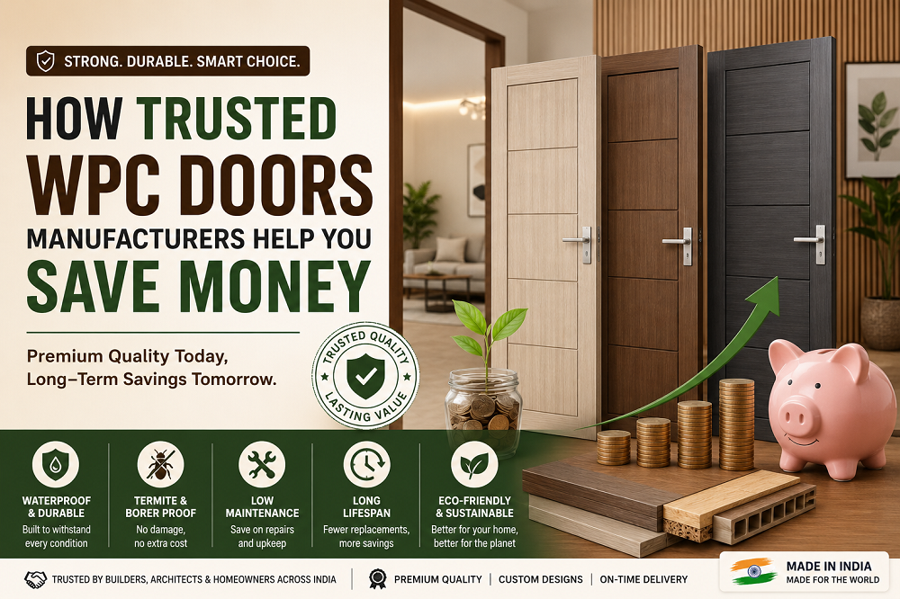 How Trusted WPC Doors Manufacturers Help You Save Money