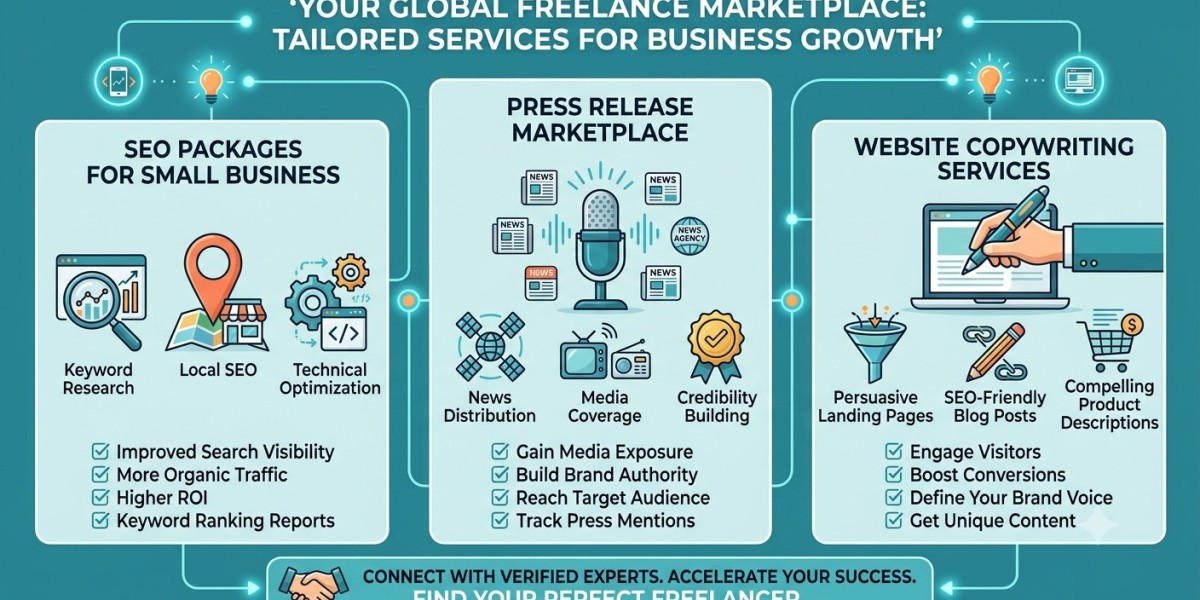 Online Marketplace for Freelance Services: Choosing SEO Packages for Small Business, Press Release Marketplace, and Webs