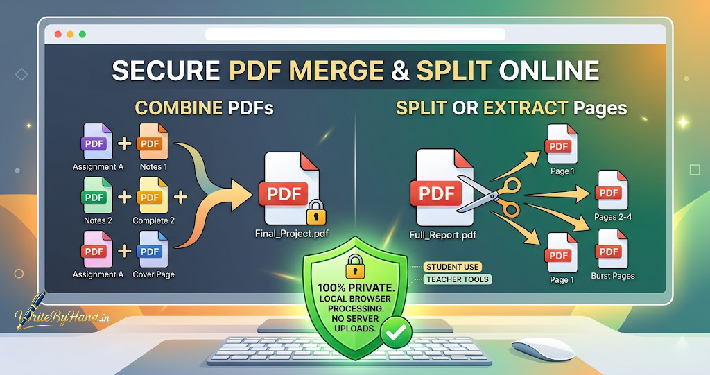 Secure PDF Merge Without Uploading | Combine & Split PDF Locally