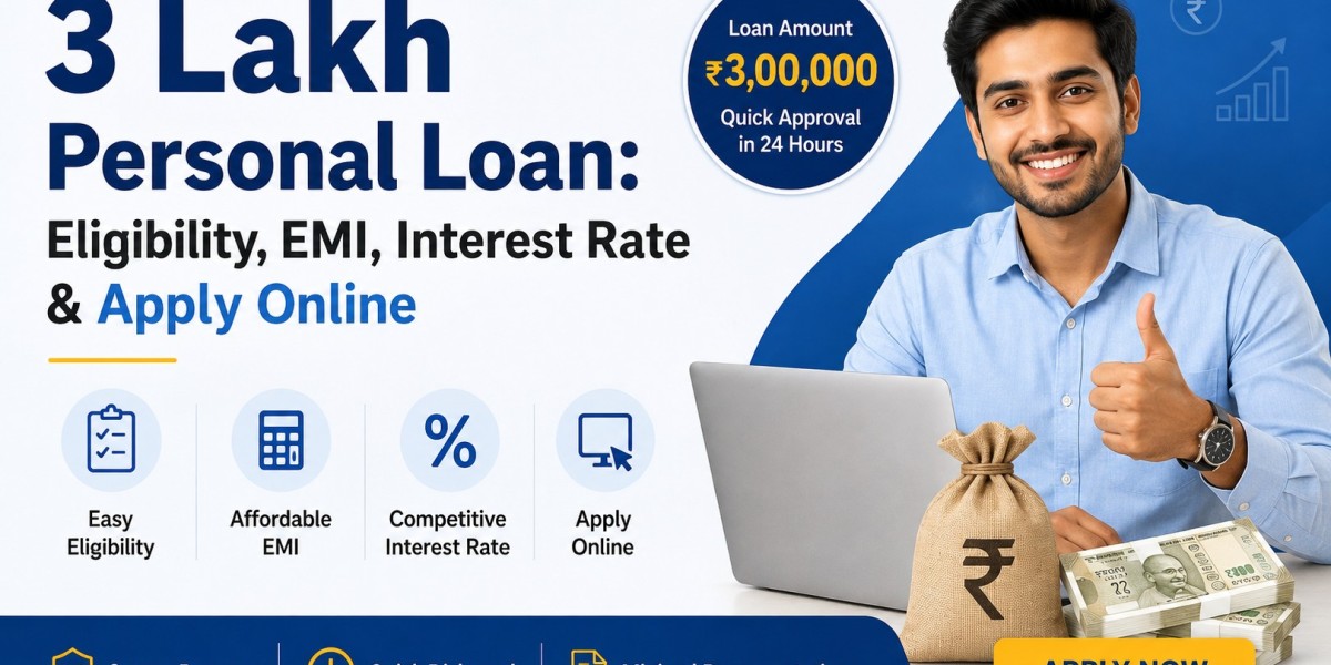 ₹3 Lakh Personal Loan: Eligibility, Documents, EMI & Apply Online