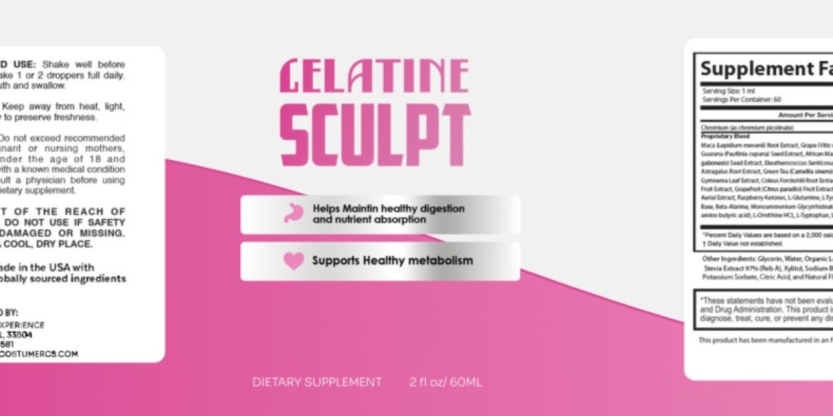 Gelatine Sculpt: Advanced Liquid Weight Loss Supplement for Metabolism & Fat Burning