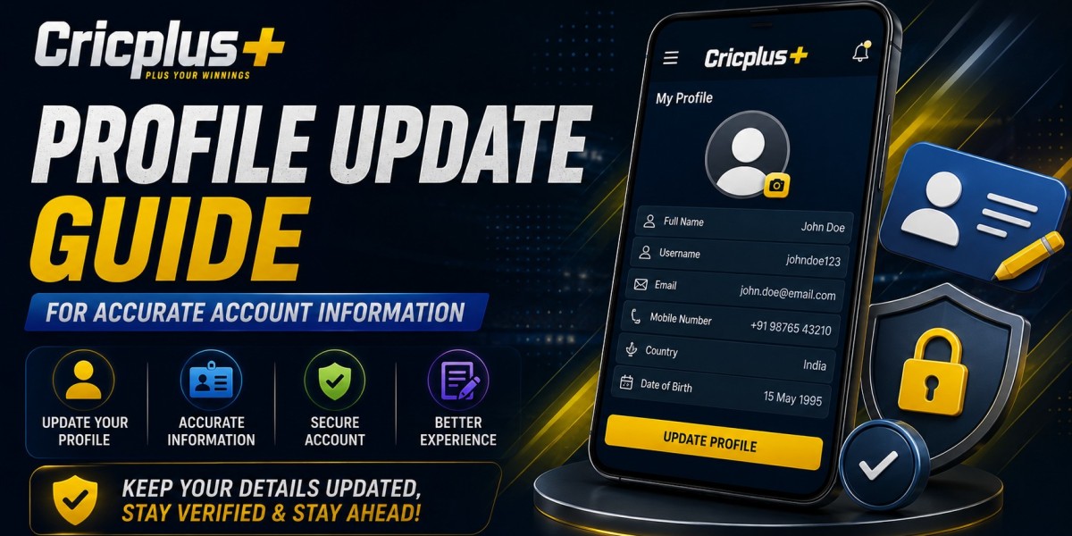 Cricplus Profile Update Guide for Accurate Account Information