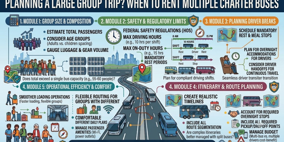 Planning a Large Group Trip? When to Rent Multiple Charter Buses