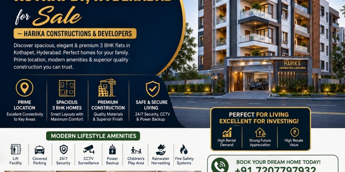 3 BHK Flats in Kothapet Hyderabad for Sale