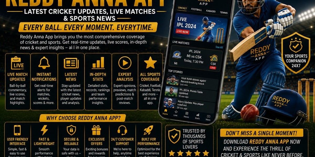 Reddy Anna App – Latest Cricket Updates, Live Matches & Sports News