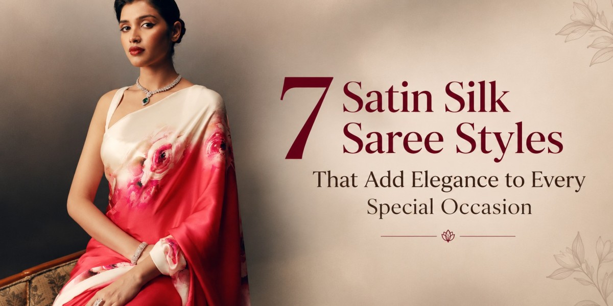 7 Satin Silk Saree Styles That Add Elegance to Every Special Occasion