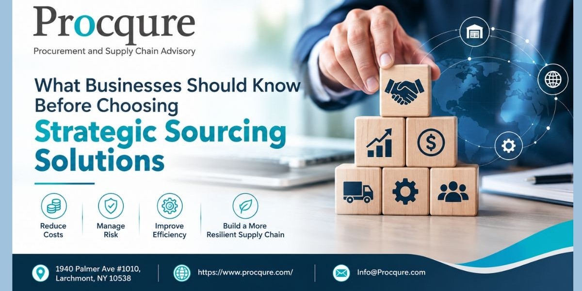 How Strategic Sourcing Solutions Improve Procurement Efficiency