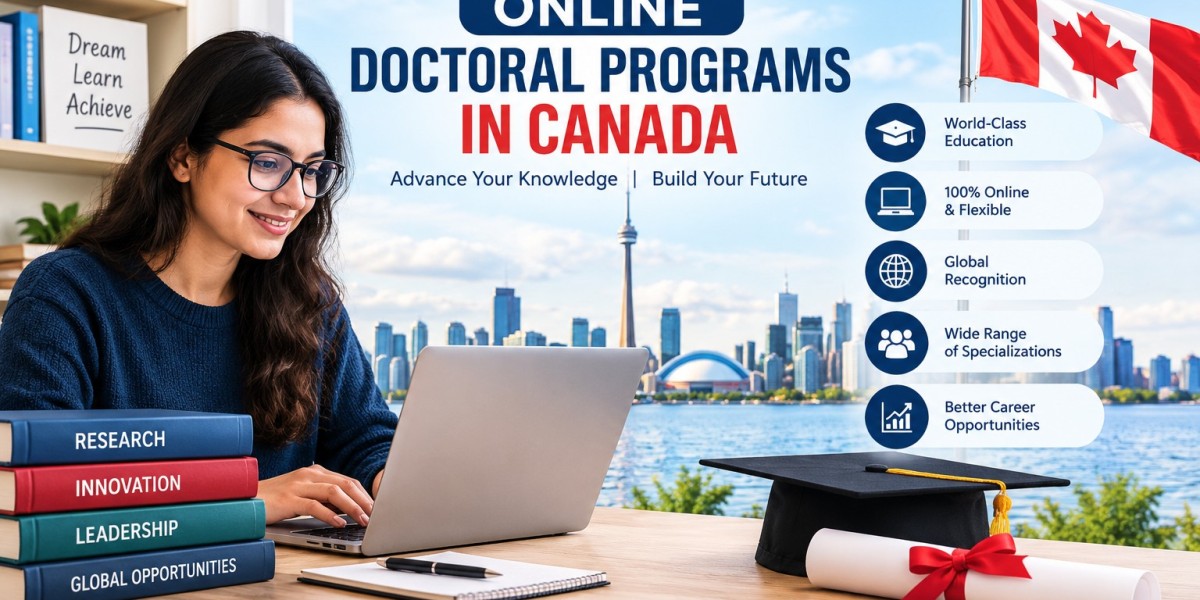 Which Canadian universities offer distance learning at the PHD Top  level?