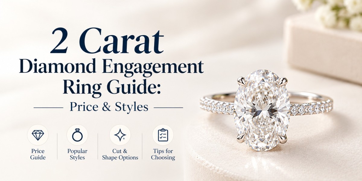 2 Carat Diamond Engagement Ring Guide: Price & Styles