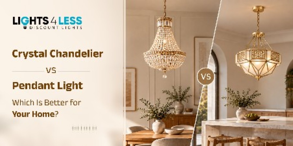 Crystal Chandelier vs Pendant Light Which Is Better