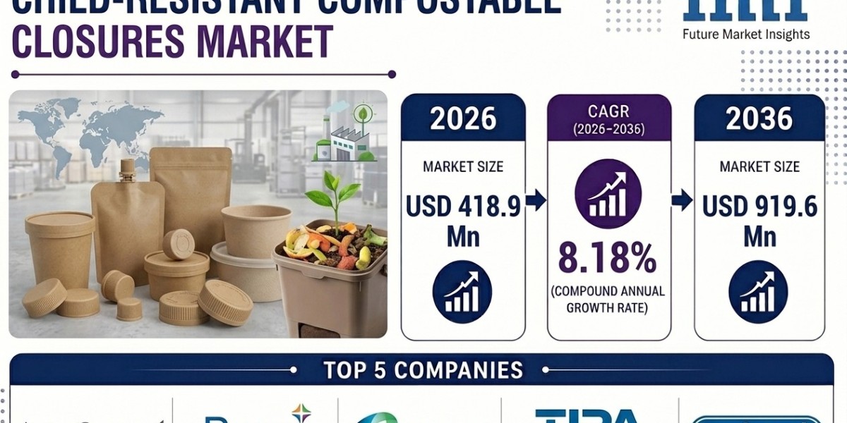 Child-Resistant Compostable Closures Market Industry Output to Cross USD 919.6 Million
