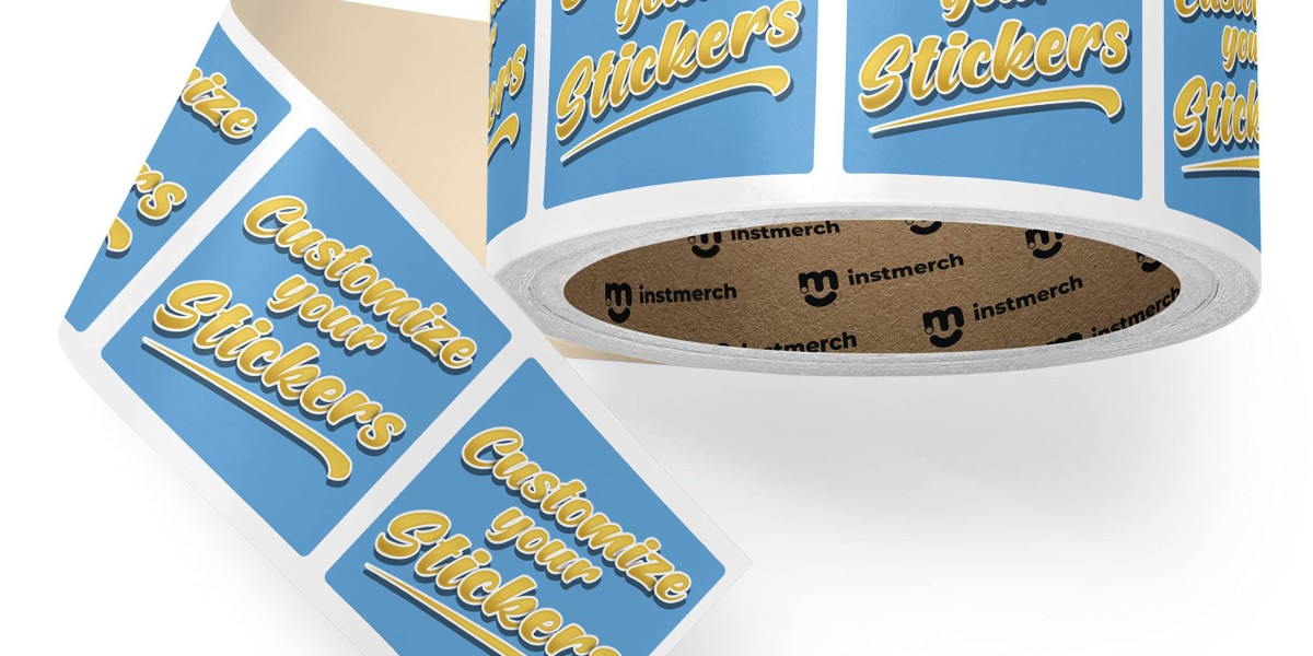 Custom Square Roll Labels High Quality Print