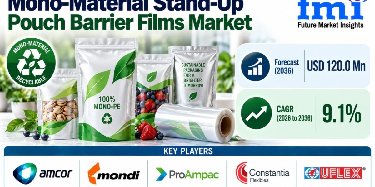 Mono-Material Stand-Up Pouch Barrier Films Market Maintains High-Velocity 9.1% CAGR Trajectory Through 2036
