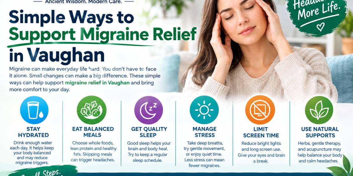 Simple Ways to Support Migraine Relief in Vaughan