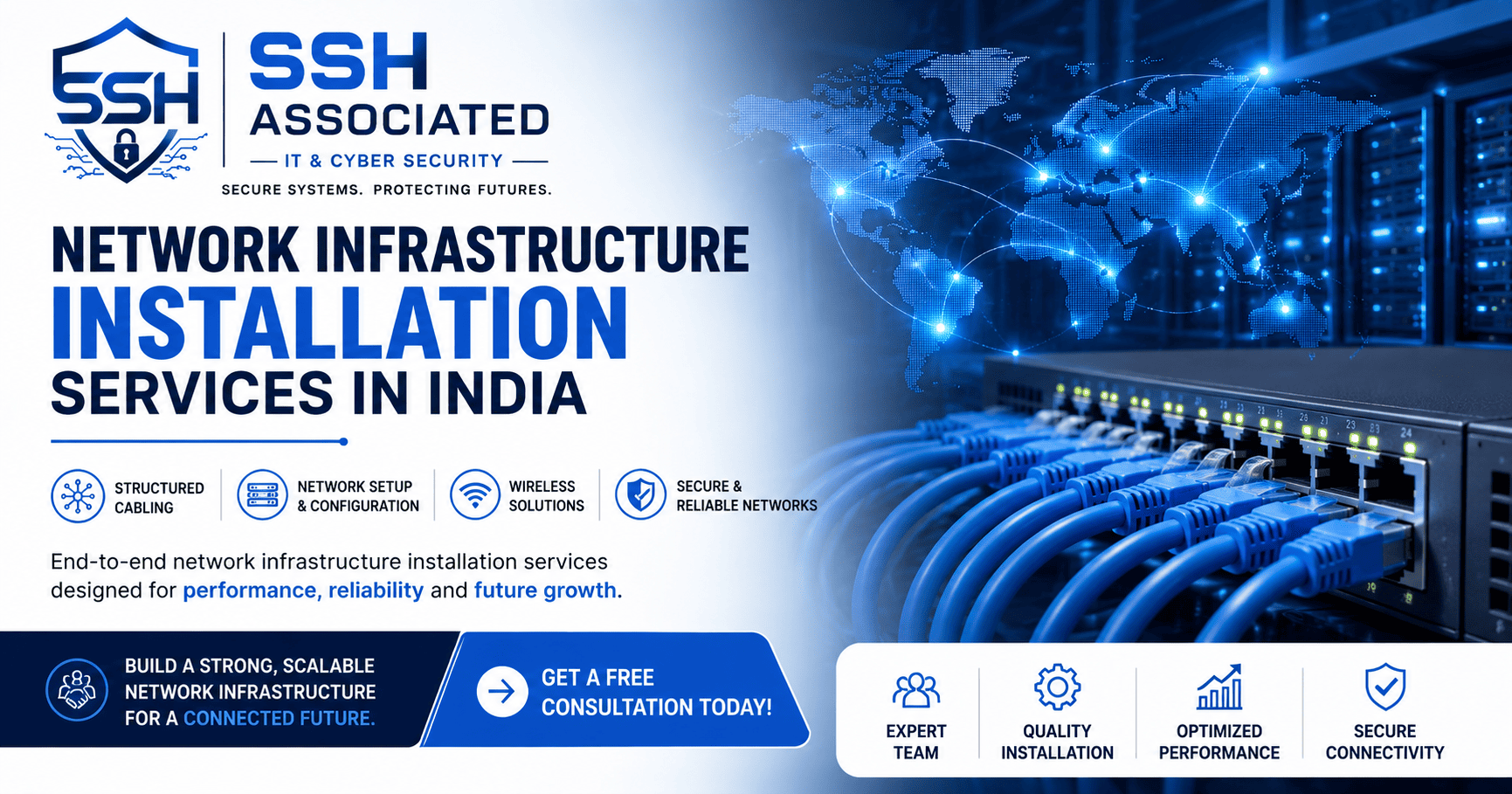 Network Infrastructure Installation Services in India