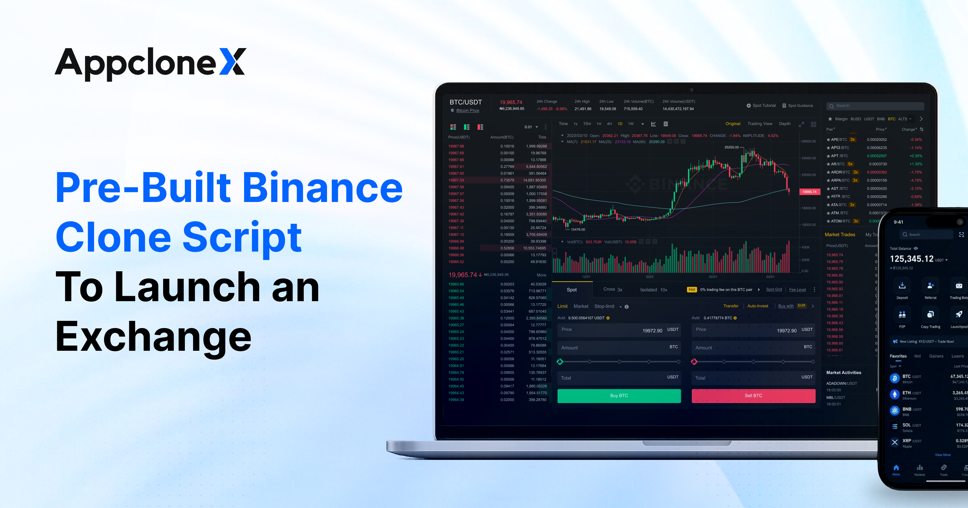 Binance Clone Script To Launch a Crypto Exchange