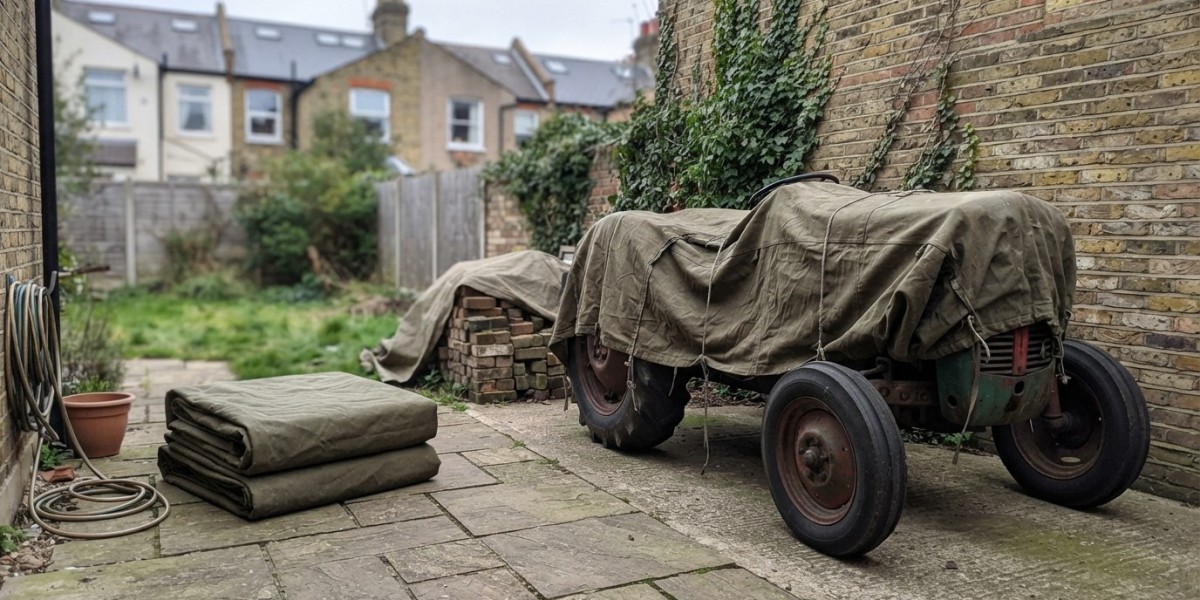 Canvas Tarpaulins for Heavy Equipment Protection