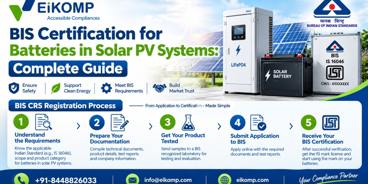 BIS Certification for Batteries in Solar PV Systems: Complete Guide